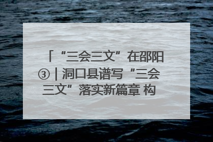 “三会三文”在邵阳③｜洞口县谱写“三会三文”落实新篇章 构建协同联动大格局