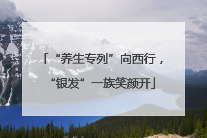 “养生专列”向西行，“银发”一族笑颜开