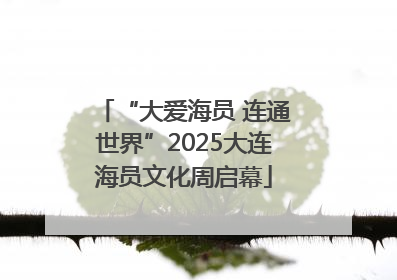 “大爱海员 连通世界”2025大连海员文化周启幕