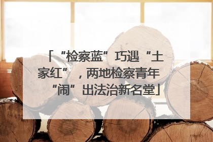 “检察蓝”巧遇“土家红”，两地检察青年“闹”出法治新名堂