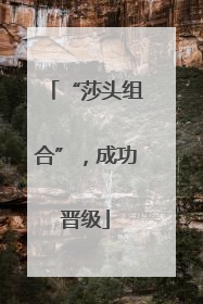 “莎头组合”，成功晋级