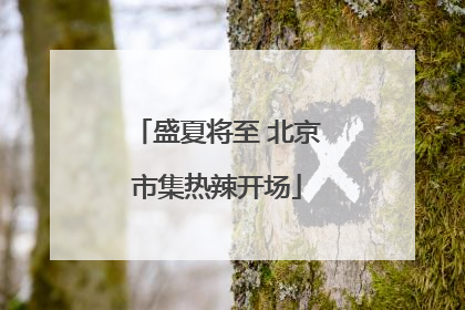 盛夏将至 北京市集热辣开场