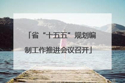 省“十五五”规划编制工作推进会议召开