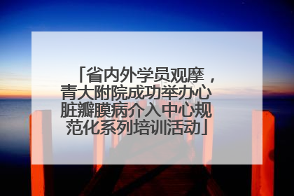 省内外学员观摩，青大附院成功举办心脏瓣膜病介入中心规范化系列培训活动