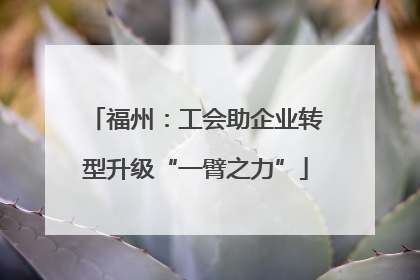 福州：工会助企业转型升级“一臂之力”