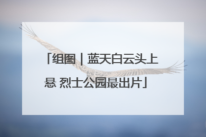 组图｜蓝天白云头上悬 烈士公园最出片