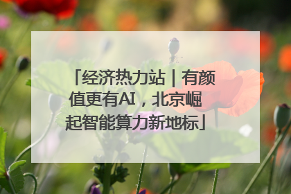 经济热力站｜有颜值更有AI，北京崛起智能算力新地标