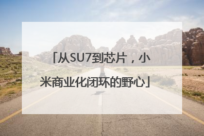 从SU7到芯片，小米商业化闭环的野心