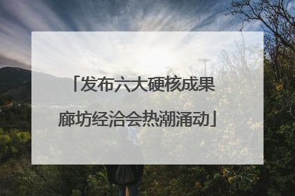 发布六大硬核成果 廊坊经洽会热潮涌动