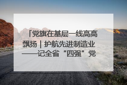 党旗在基层一线高高飘扬｜护航先进制造业——记全省“四强”党支部、省工业和信息化厅装备工业处党支部