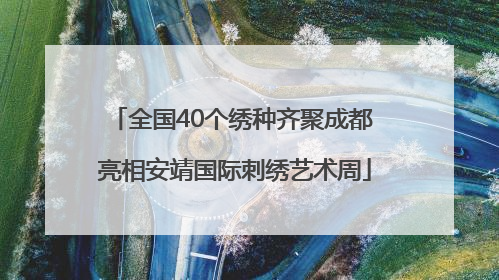 全国40个绣种齐聚成都 亮相安靖国际刺绣艺术周