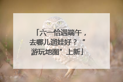 六一恰遇端午，去哪儿遛娃好？“游玩地图”上新