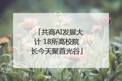 共商AI发展大计 18所高校院长今天聚首光谷