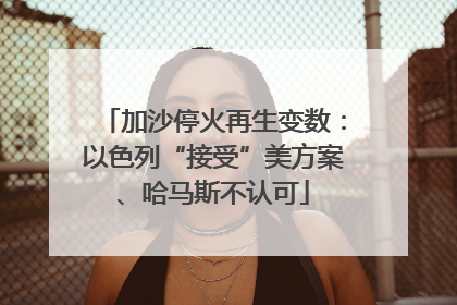 加沙停火再生变数：以色列“接受”美方案、哈马斯不认可