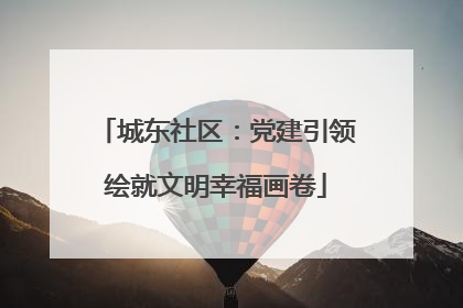 城东社区：党建引领绘就文明幸福画卷