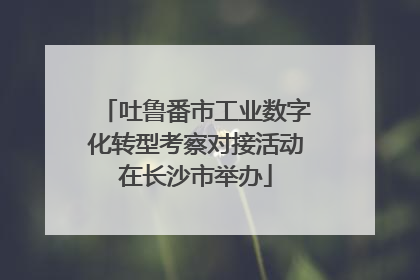 吐鲁番市工业数字化转型考察对接活动在长沙市举办