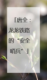 唐全：龙龙铁路的“安全哨兵”