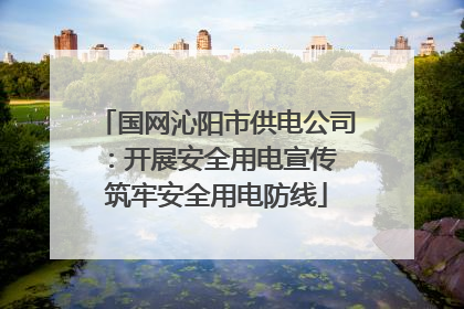 国网沁阳市供电公司：开展安全用电宣传 筑牢安全用电防线