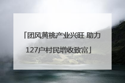 团风黄桃产业兴旺 助力127户村民增收致富
