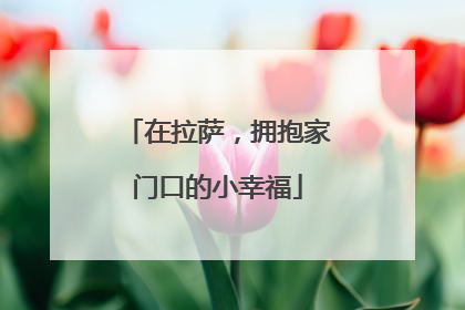 在拉萨，拥抱家门口的小幸福