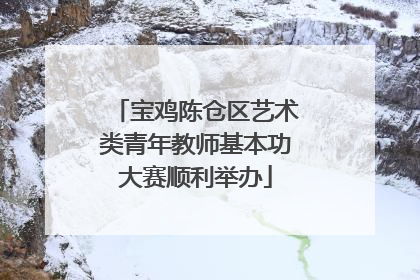 宝鸡陈仓区艺术类青年教师基本功大赛顺利举办