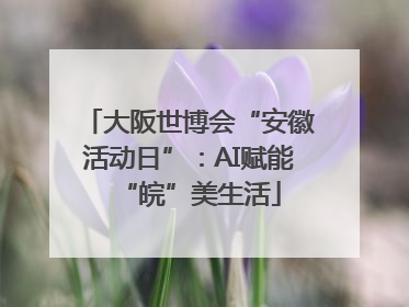 大阪世博会“安徽活动日”：AI赋能“皖”美生活
