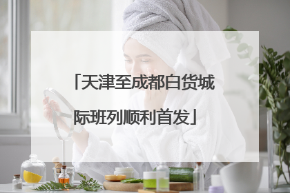 天津至成都白货城际班列顺利首发