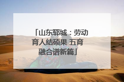 山东郓城：劳动育人结硕果 五育融合谱新篇
