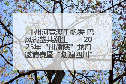 州河竞渡千帆舞 巴风賨韵共潮生——2025年“川渝陕”龙舟邀请赛暨“划遍四川”达川站圆满收官