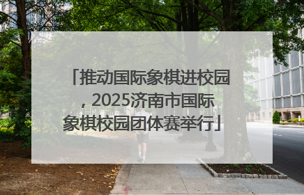 推动国际象棋进校园，2025济南市国际象棋校园团体赛举行