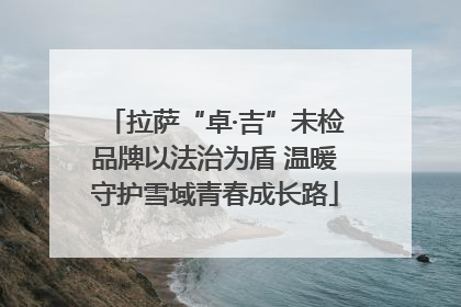 拉萨“卓·吉”未检品牌以法治为盾 温暖守护雪域青春成长路