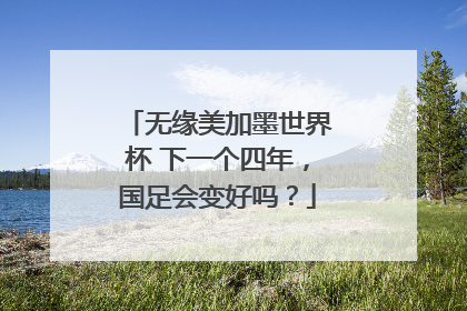 无缘美加墨世界杯 下一个四年，国足会变好吗？