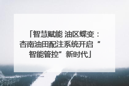 智慧赋能 油区蝶变：杏南油田配注系统开启“智能管控”新时代
