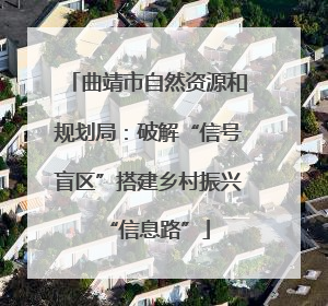 曲靖市自然资源和规划局：破解“信号盲区”搭建乡村振兴“信息路”