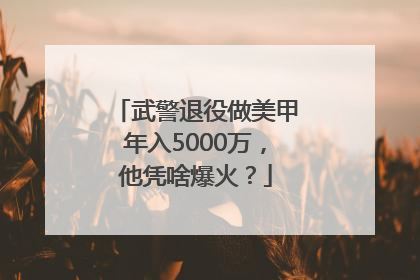 武警退役做美甲年入5000万，他凭啥爆火？