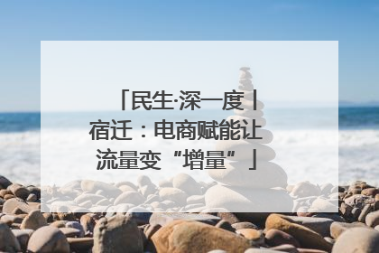 民生·深一度丨宿迁：电商赋能让流量变“增量”