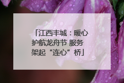 江西丰城：暖心护航龙舟节 服务架起“连心”桥