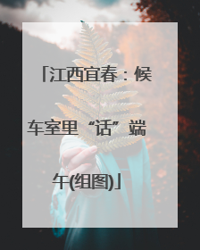 江西宜春：候车室里“话”端午(组图)