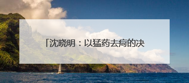 沈晓明：以猛药去疴的决心坚决刹住违规吃喝歪风