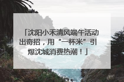 沈阳小禾清风端午活动出奇招，用“一杯米”引爆沈城消费热潮！