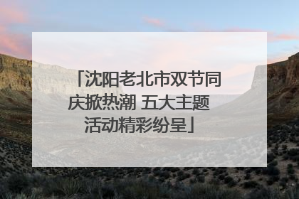 沈阳老北市双节同庆掀热潮 五大主题活动精彩纷呈