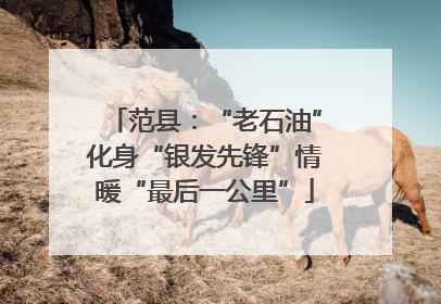 范县：“老石油”化身“银发先锋”情暖“最后一公里”