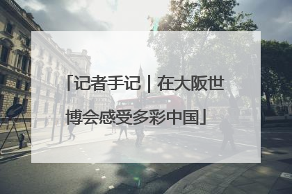 记者手记｜在大阪世博会感受多彩中国