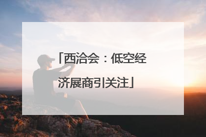 西洽会：低空经济展商引关注