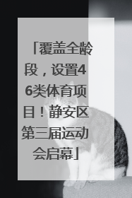 覆盖全龄段，设置46类体育项目！静安区第三届运动会启幕