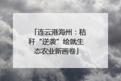 连云港海州：秸秆“逆袭”绘就生态农业新画卷