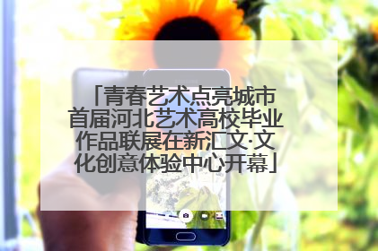 青春艺术点亮城市 首届河北艺术高校毕业作品联展在新汇文·文化创意体验中心开幕