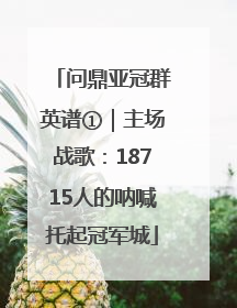 问鼎亚冠群英谱①｜主场战歌：18715人的呐喊托起冠军城