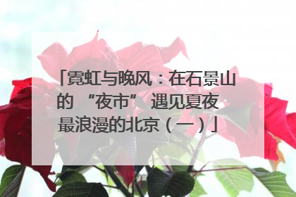 霓虹与晚风：在石景山的 “夜市” 遇见夏夜最浪漫的北京（一）