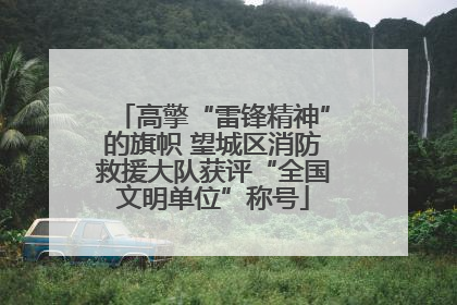 高擎“雷锋精神”的旗帜 望城区消防救援大队获评“全国文明单位”称号